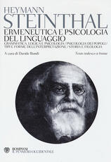 Libro Ermeneutica e psicologia del linguaggio. Testo tedesco a fronte Heymann Steinthal