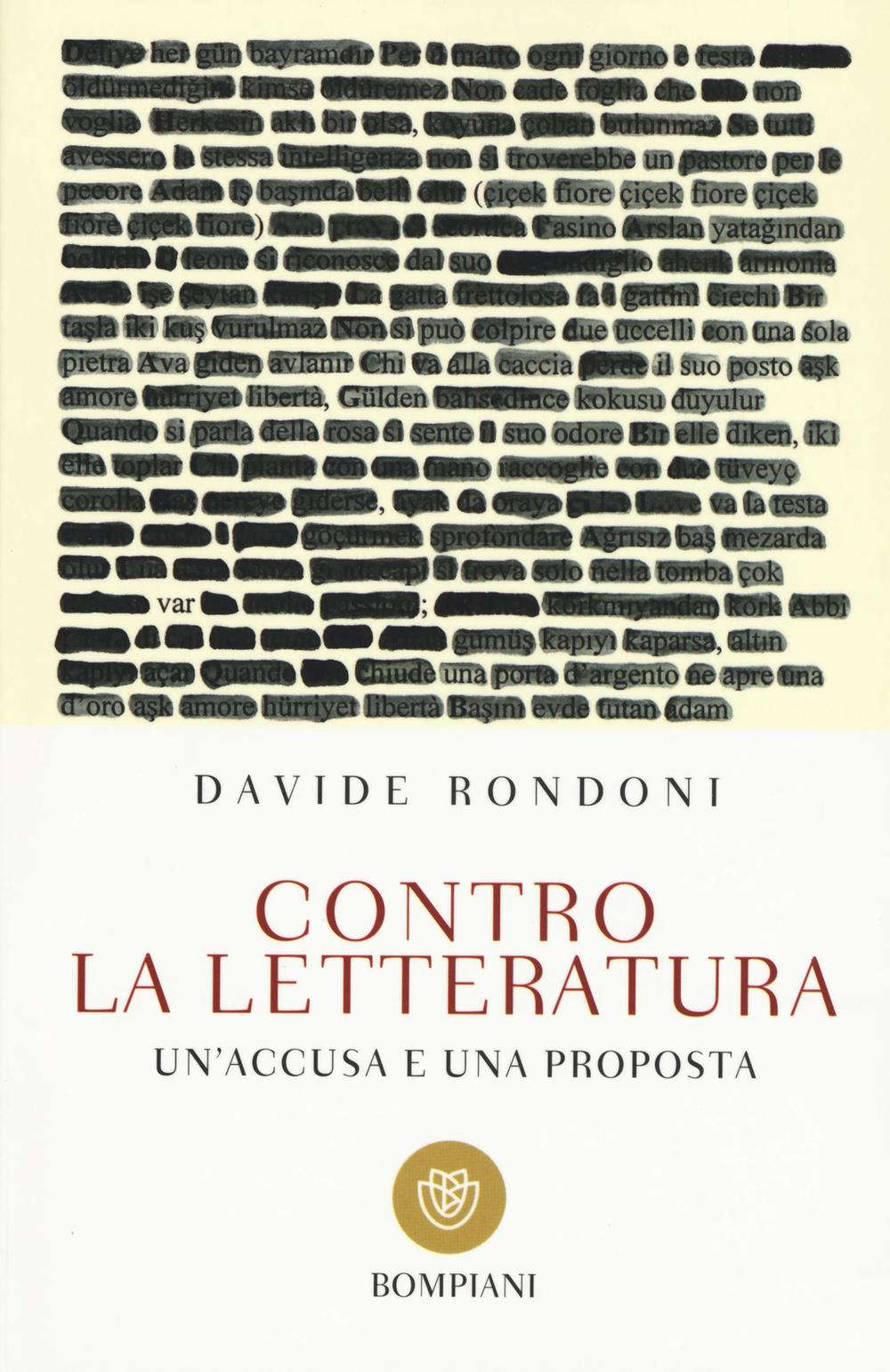 Contro la letteratura. Un'accusa e una proposta Scarica PDF EPUB
