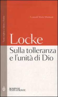 Sulla tolleranza e lunità di Dio. Testo inglese e latino a fronte.pdf