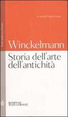 Libro Storia dell'arte dell'antichità. Testo tedesco a fronte Johann Joachim Winckelmann