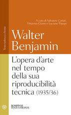 Libro L' opera d'arte nel tempo della sua riproducibilità tecnica (1935-36). Testo tedesco a fronte Walter Benjamin