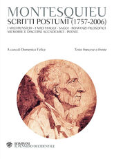 Libro Scritti postumi (1757-2006). Testo francese a fronte Charles L. de Montesquieu