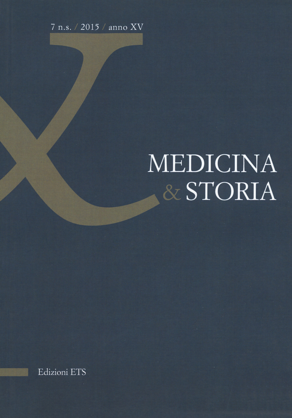 Image of Medicina & storia (2015). Vol. 7