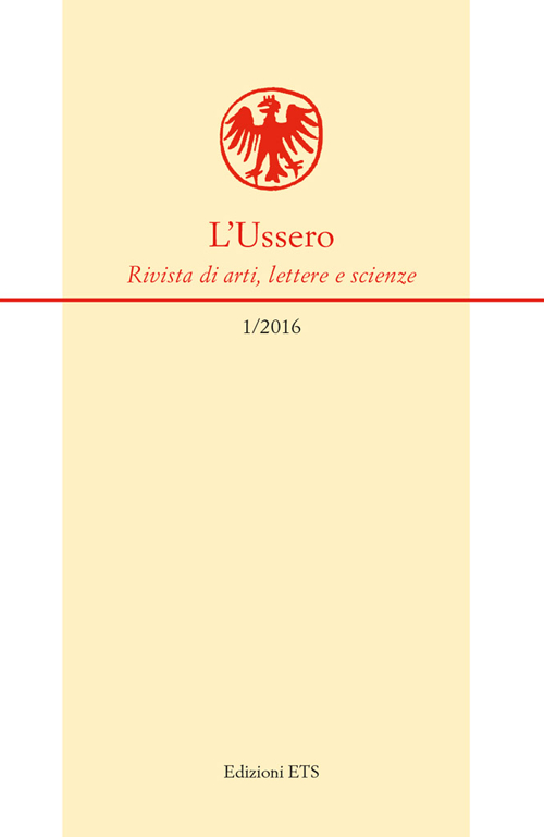 Image of L' Ussero. Rivista di arti, lettere e scienze (2016). Vol. 2