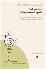 Libro De locutione-De brutorum loquela Girolamo Fabrici D'Acquapendente