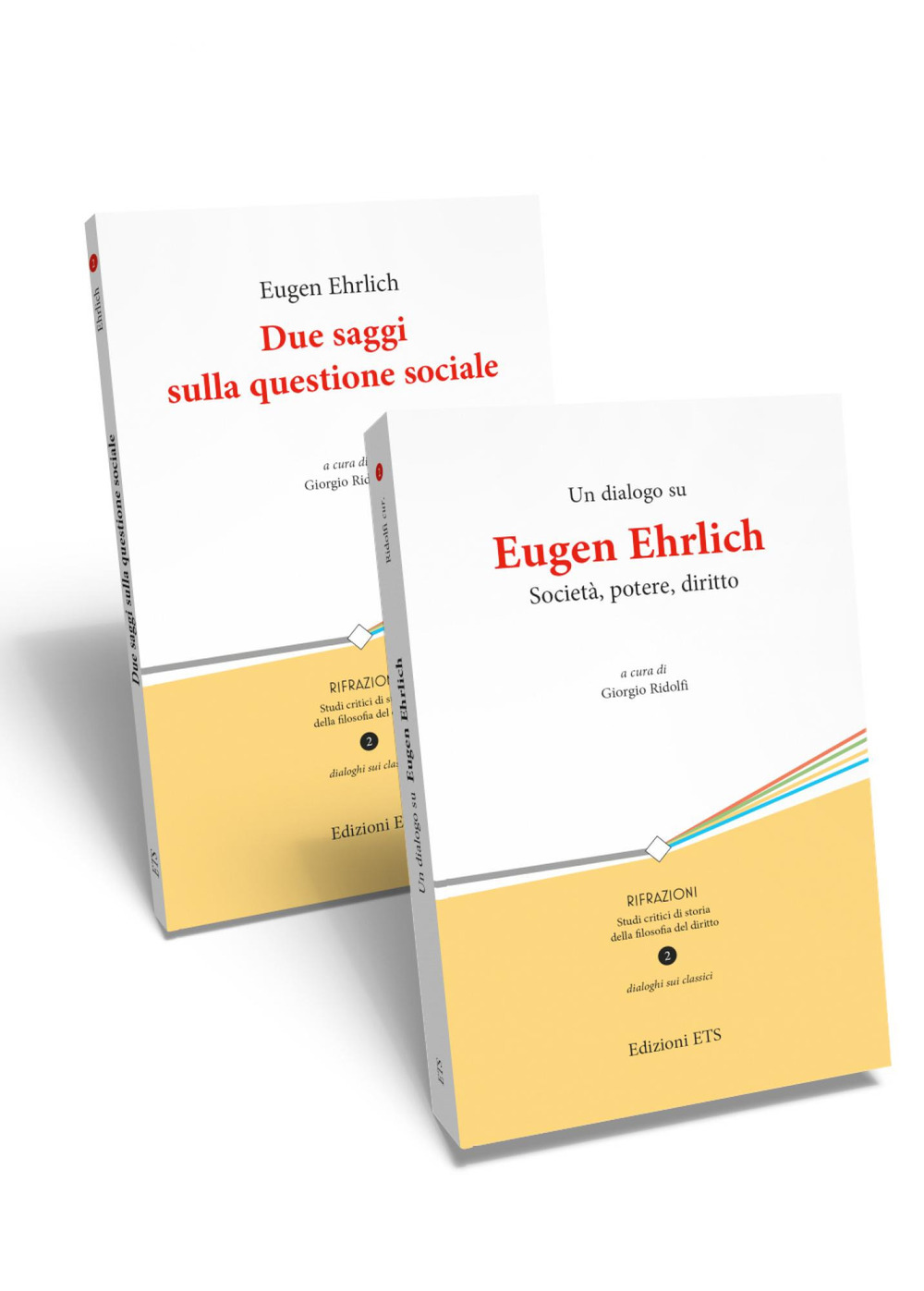 Image of Due saggi sulla questione sociale-Un dialogo su Eugen Ehrlich. Società, potere, diritto
