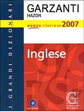 Copertina  Garzanti Hazon : inglese-italiano italiano-inglese  