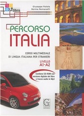 Copertina  Percorso Italia : corso multimediale di lingua italiana per stranieri : livello A1-A2