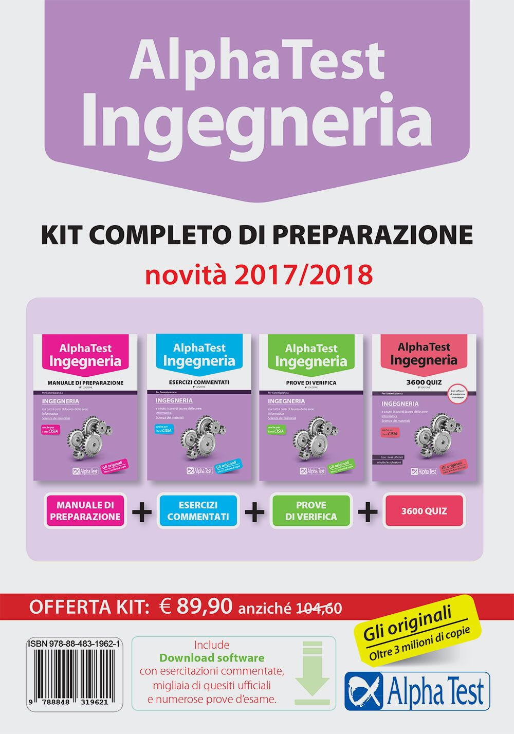 Alpha Test. Ingegneria. Kit completo di preparazione ...