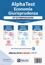 Libro Alpha Test. Economia giurisprudenza. Kit di preparazione. Con Contenuto digitale per download e accesso on line
