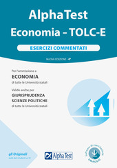 Copertina  Alpha Test : Economia : TOLC-E : 3500 quiz