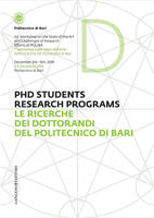  Le ricerche dei dottorandi del Politecnico di Bari - PHD Students research programs