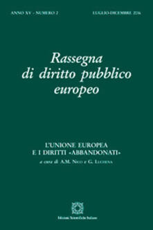 Atomicabionda-ilfilm.it Rassegna di diritto pubblico europeo (2016). Vol. 2: Unione europea e i diritti abbandonati, L'. Image