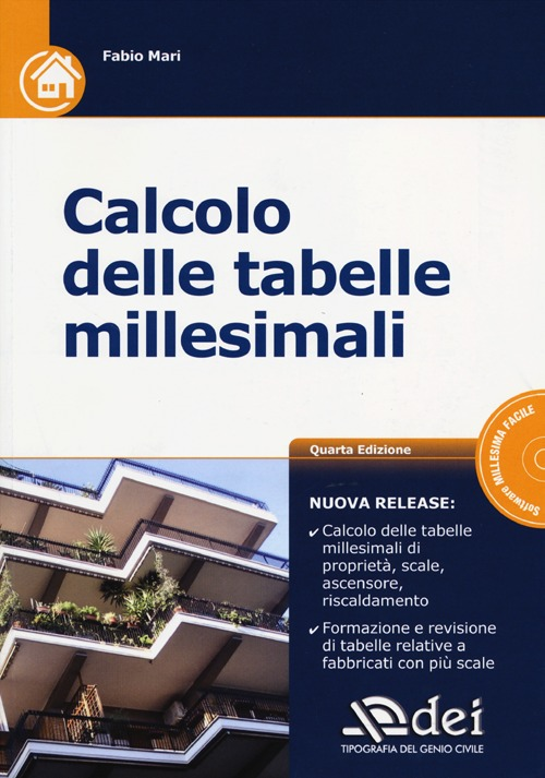 Image of Calcolo delle tabelle millesimali. Con CD-ROM