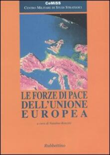 Le forze di pace dellUnione Europea.pdf