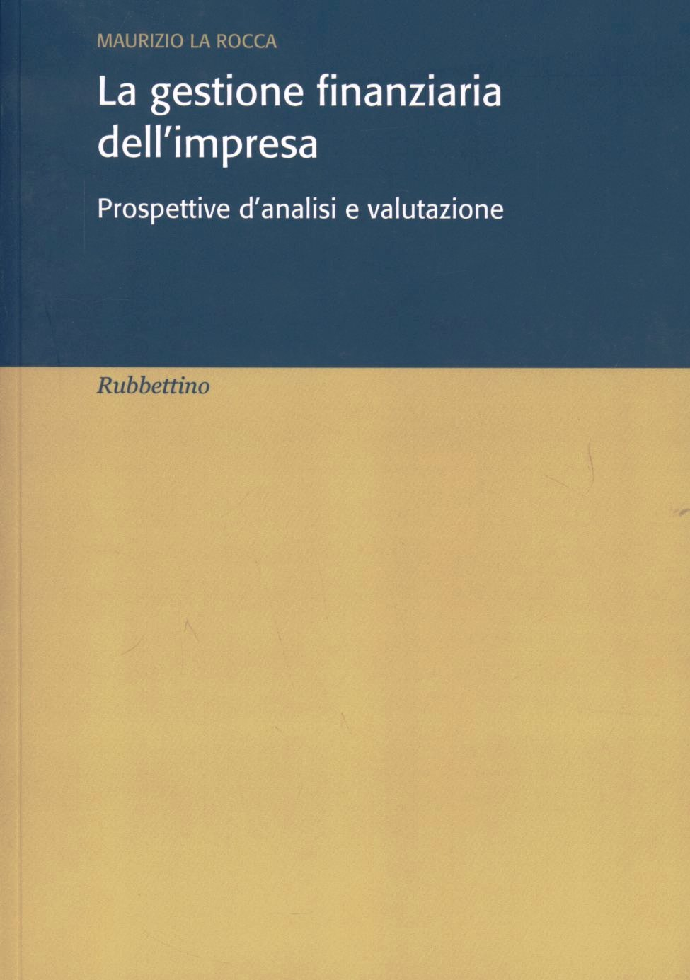 La gestione finanziaria dell'impresa. Prospettive d'analisi e valutazione