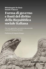 Libro Forma di governo e fonti del diritto della Repubblica sociale italiana Michelangelo De Donà Daniele Trabucco