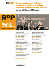 Libro Rivista di politica (2017). Vol. 2: nuovo radicalismo politico: populismi di destra e di sinistra nella crisi della democrazia europea, Il.