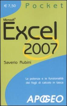 Cocktaillab.it Excel 2007. La potenza e le funzionalità dei fogli di calcolo in tasca Image