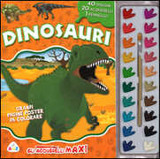 Libro Dinosauri. Gli acquerelli maxi. Ediz. illustrata. Con gadget