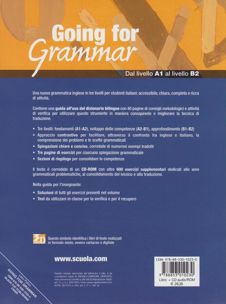 Going For Grammar Grammatica Inglese Per Italiani Con Cd Rom