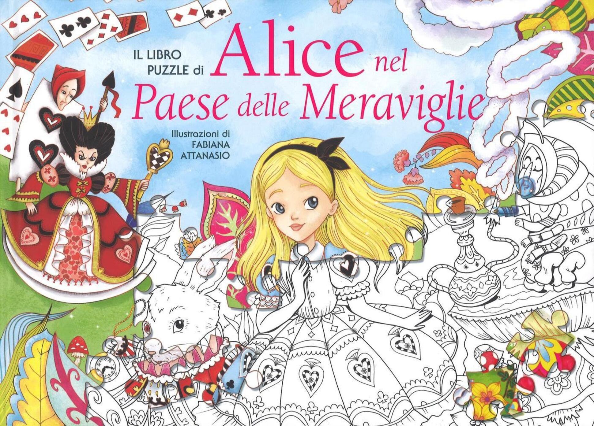 Il libro puzzle di Alice nel paese delle meraviglie. Ediz. a colori
