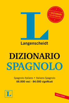 Langenscheidt Spagnolo Spagnolo Italiano Italiano Spagnolo Libro Vallardi A Dizionari Ibs