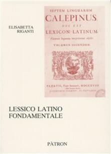 Lessico latino fondamentale.pdf