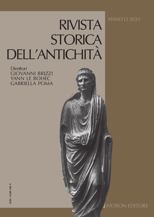 Image of Rivista storica dell'antichità (2021). Vol. 51