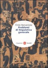 Libro Problemi di linguistica generale Émile Benveniste