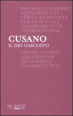 Libro Il Dio nascosto Niccolò Cusano