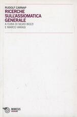 Libro Ricerche sull'assiomatica generale Rudolf Carnap