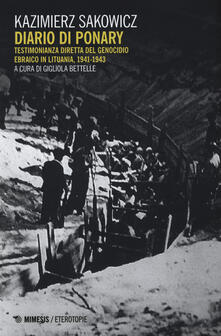 Diario di Ponary. Testimonianza diretta del genocidio ebraico in Lituania, 1941-1943.pdf