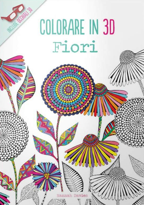 Fiori. Colorare in 3D. Con gadget