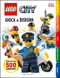 Image of Gioca e disegna. Disegna e crea. Lego city. Con adesivi. Ediz. illustrata