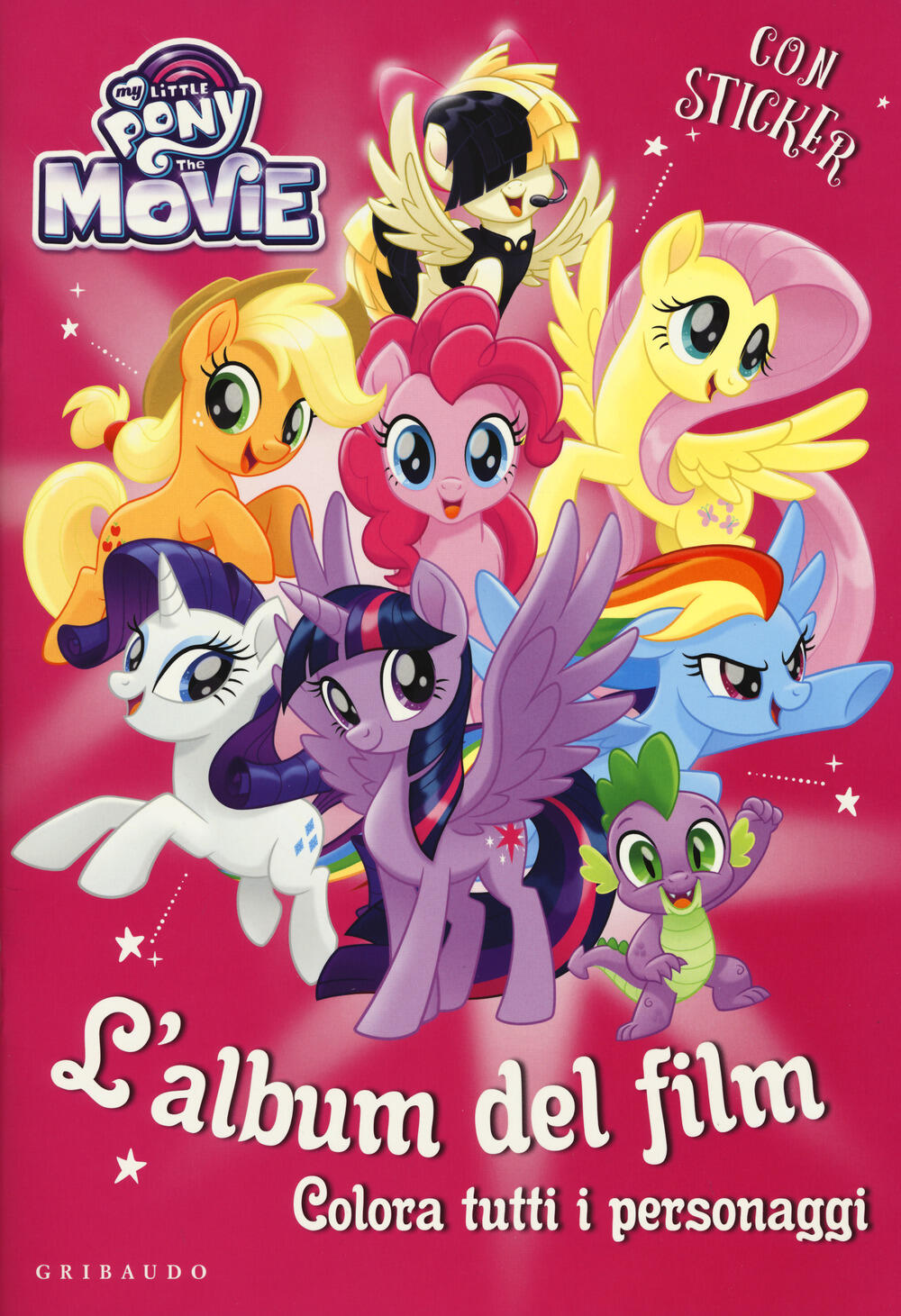 My Little Pony da colorare Con adesivi Ediz illustrata Libro Gribaudo