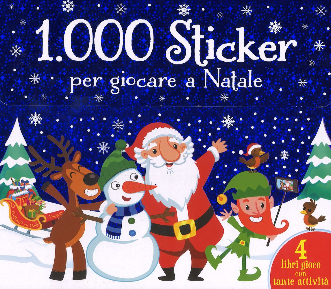 Image of 1.000 sticker per giocare a Natale. Ediz. illustrata. Con Adesivi