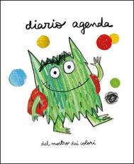Libro Diario agenda del mostro dei colori Anna Llenas