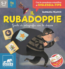 Libro Il Rubadoppie. Giochi di ortografia con le doppie. Ediz. a colori. Con 76 carte. Con plancia da gioco Barbara Franco