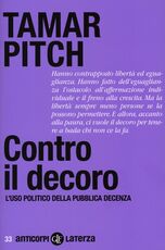 Libro Contro il decoro. L'uso politico della pubblica decenza Tamar Pitch