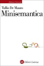 Libro Minisemantica dei linguaggi non verbali e delle lingue Tullio De Mauro