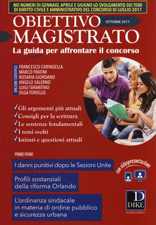 Obiettivo magistrato. La guida per affrontare il concorso (2017). Vol. 8.pdf