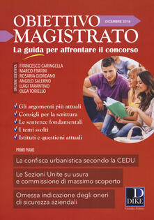 Obiettivo magistrato. La guida per affrontare il concorso (2018). Vol. 12: Dicembre..pdf