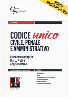 Codice unico. Civile, penale e amministrativo. Con espansione online.pdf