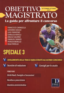 Obiettivo magistrato. La guida per affrontare il concorso (2019). Vol. 9: Settembre-Ottobre..pdf