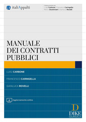 Copertina  Manuale dei contratti pubblici