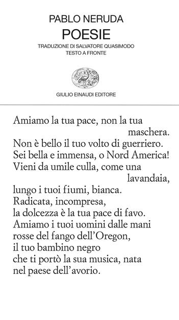 Poesie Testo Spagnolo A Fronte Neruda Pablo Ebook Epub Con Drm Ibs