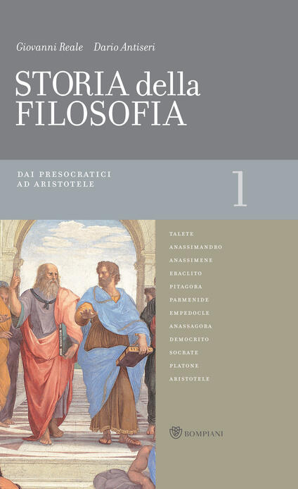 Reale Antiseri Storia Del Pensiero Filosofico E Scientifico
