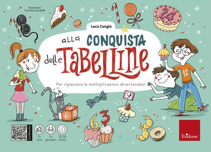 Alla Conquista Delle Tabelline Luca Congia Libro Erickson Giochi Educativi Ibs