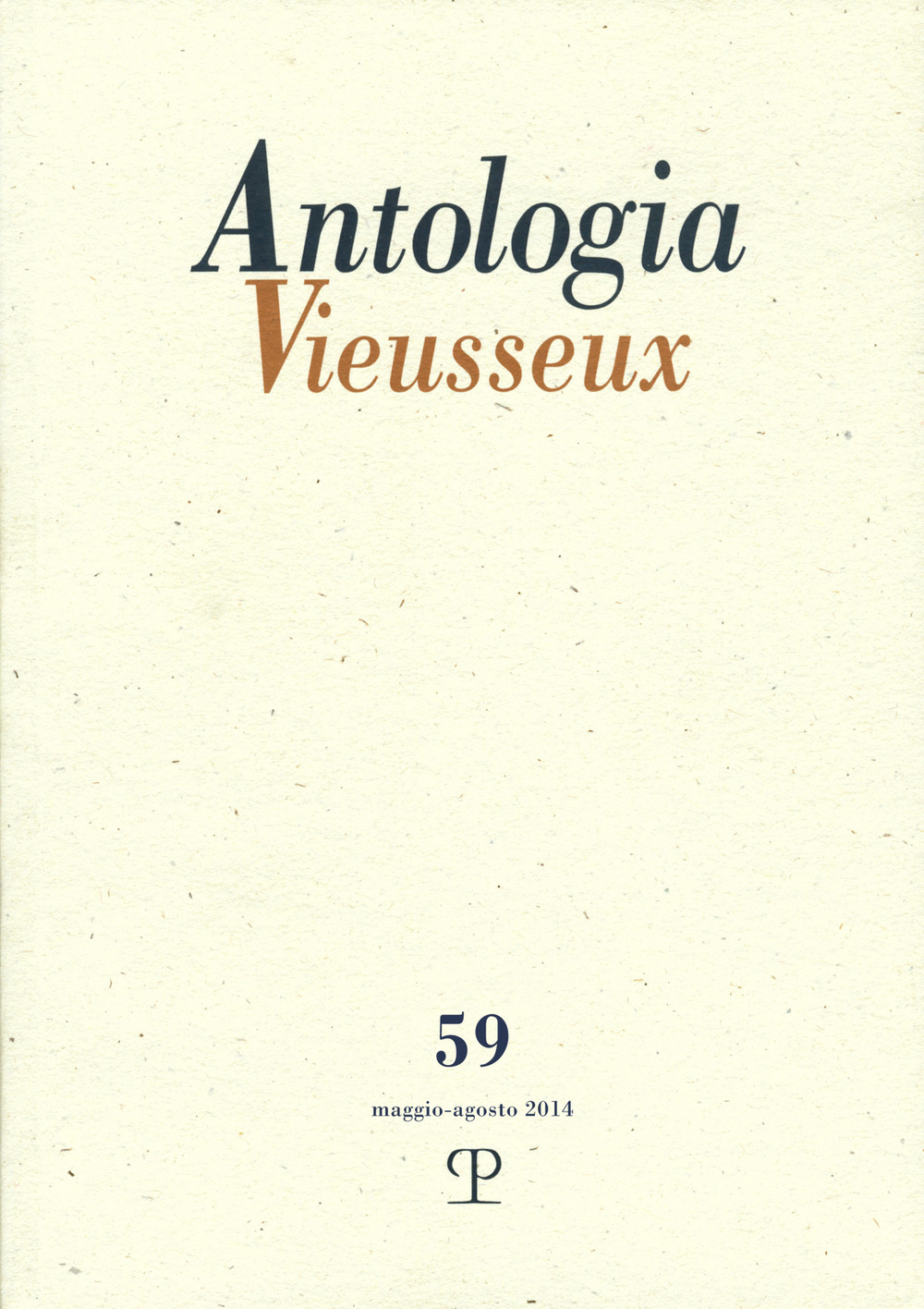 Image of Antologia Vieusseux (2014). Vol. 59